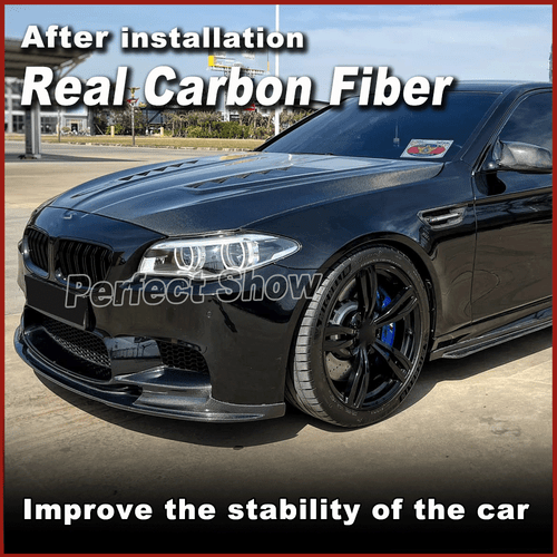 Alerón delantero de carbono divisor labio delantero tracción delantera para BMW Serie 5 F10 M5 2011-16 - Imagen 2 de 12