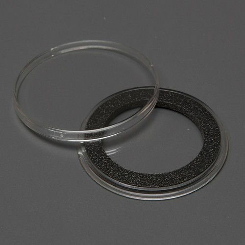 (25) AirTite Coin Holders 35mm Black Ring Type Coin Capsules eBay