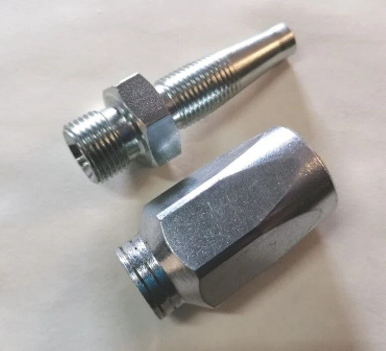 PARQUIP Reusable Hydraulic Fitting, Insert Bsp Male Re End Set to Suit 2 Wire 2SN, R2AT.