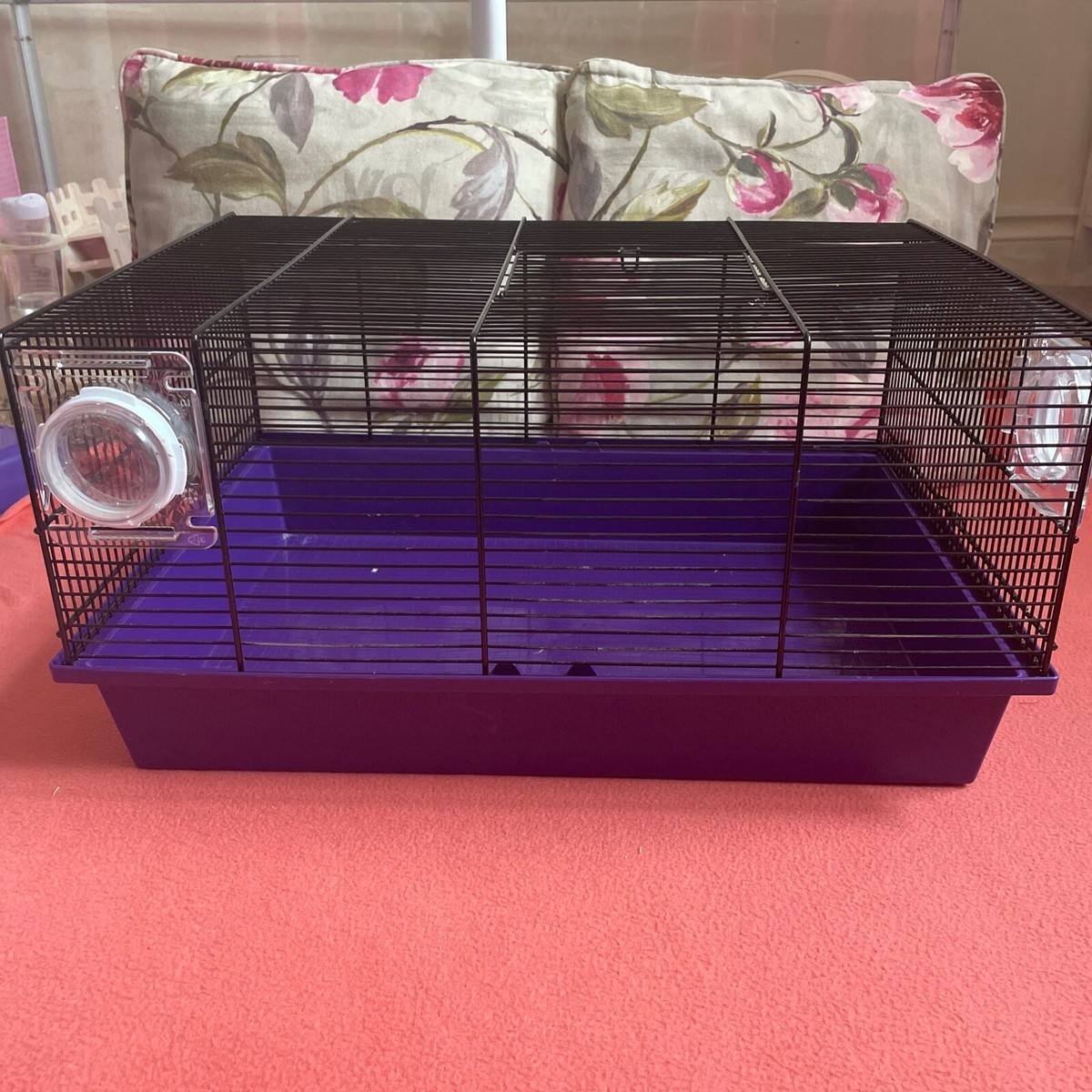 hamster cage purple base 52/36inch 20/15 pets at home cage