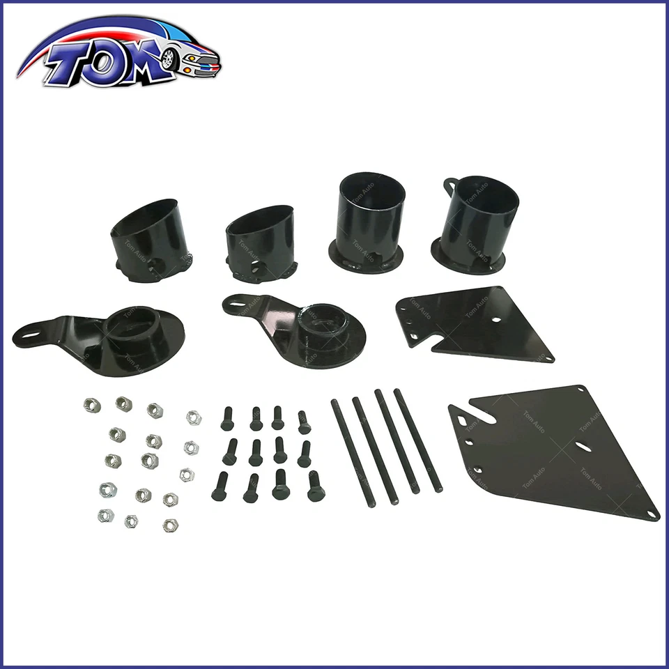 Bag Brackets Bolt On Front & Rear Air Ride Suspension For Chevy Impala 1958-1964 Foto 3 de 4