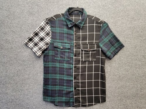SHEIN Mens Short Sleeve Button Down 