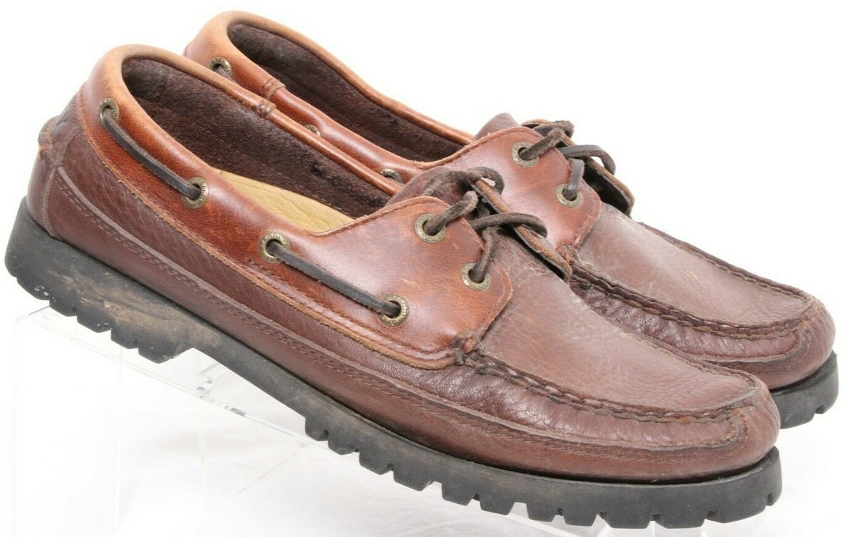Sperry Top Sider Original Boat Brown 2-Eye Moc Toe Loafer  display picture 3