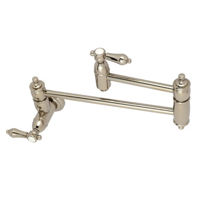 Kingston Brass KS3106BAL Heirloom Wall Mount Pot Filler Kitchen Kingston Brass KS3106BAL Heirloom Wall Mount Pot Filler Kitchen