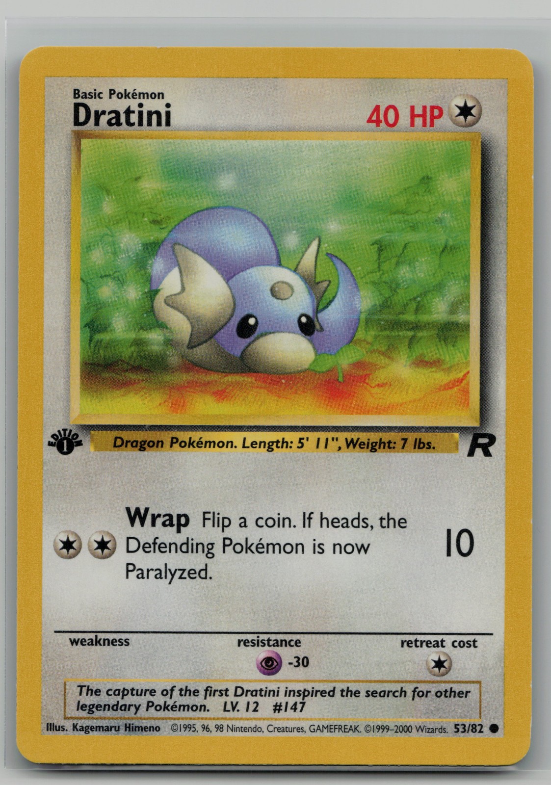 Dratini Common Team Rocket 53/82 NM