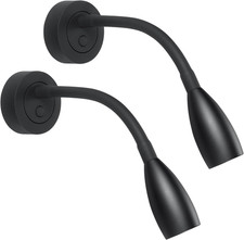 12V LED Dimmable Reading Light 2 Pack, RV Bedside Reading Lamp with USB Charger