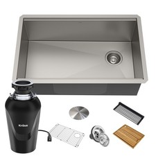Kraus KWU110-30-100-75MB Kore 30" Undermount Single Basin - Stainless Steel