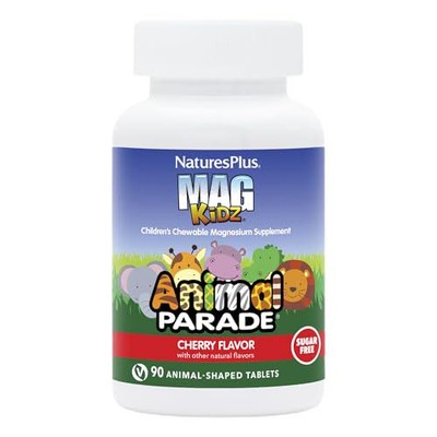 NaturesPlus Animal Parade Source of Life Sugar-Free MagKidz Children's Magnesium