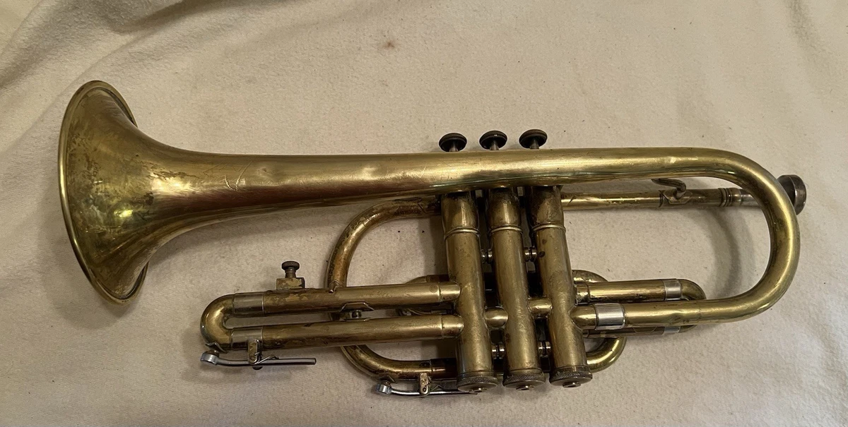 トランペット ビンテージ レトロ 管楽器 Vintage Trumpet AMBASSADOR 