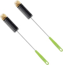Long Bottle Cleaning Brush Household Kitchen Brush Set for Black