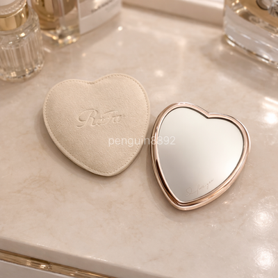 ReFa Heart Comb Aira Heart Mirror Folding Hair Brush Set Compact