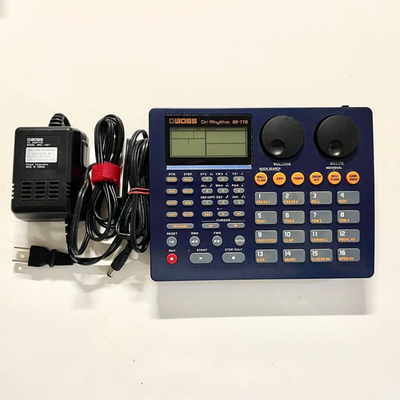 Boss DR-770 Dr. Rhythm Drum Machine Sequencer w/ Adapter Compact