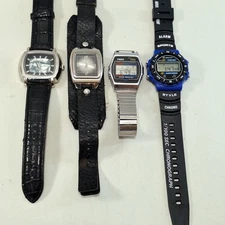 Lot of 4 Men’s Watches – Timex Digital, Relic, Lifelong, Terner