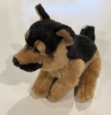 Toys R Us German Shepherd Dog Plush 10" Realistic Sitting 2015 Geoffrey LLC