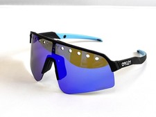 NEW Oakley SUTRO Lite SWEEP VENTED SUNGLASSES BLACK /BLUE PRIZM ROAD 009465