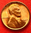 1947-S Lincoln Wheat Cent Penny GEM RD BU From an Original Bank Roll