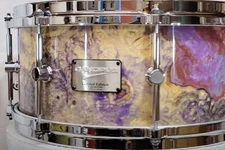 Canopus SW-1460DH 14x6 Stabilized Buckeye Violet Wood Drum Shell with FRP Case