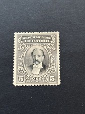 Ecuador #152 1901, franqueo Pedro Moncayo adeudado Mhr, valor: $9,00