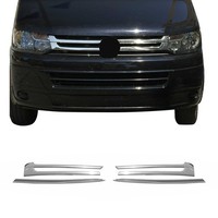 KüHlergrill Leisten Grillleisten FüR Vw Multivan T5 2009-2015 Edelstahl Chrom 4X