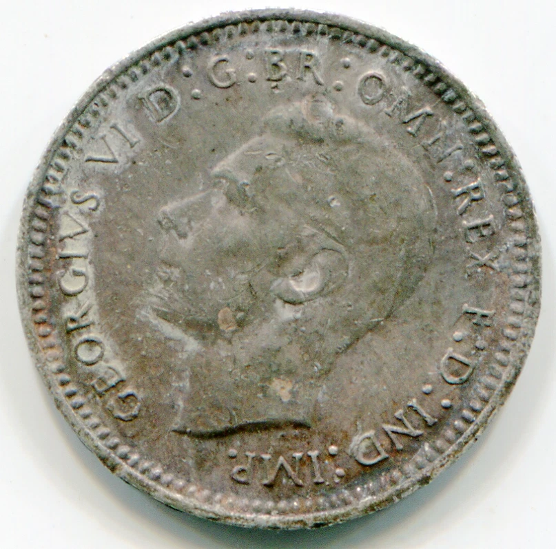 Australia  3 Pence 1943-D  KM-37  lotnov3345 - Image 2 of 2