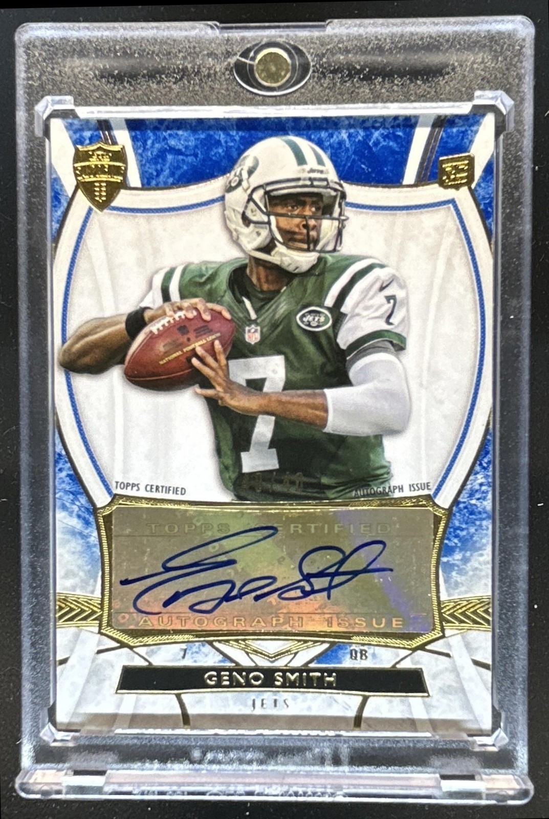 Geno Smith Topps Supreme Autograph Rookies #SRAGS Blue
