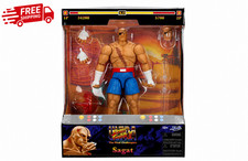 Jada Street Fighter II Sagat Deluxe 1:12 Acti...