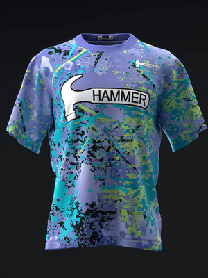 Custom Name Hammer - Raw Pearl Bowling Jersey USA Size