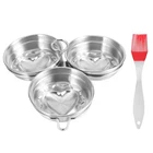 Stainless Steel Egg Poacher DIY Heart Shape Egg Shaper Mold Kitchen Cooking Tool
