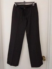 Dolce & Gabbana Women's Wool Dress Pants Ittierre Sz 24 / 38 Black Stripe