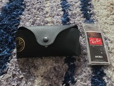 NEW Ray Ban Genuine Black Sunglasses Eyeglasses Normal Size Case FAST SHIP OEM