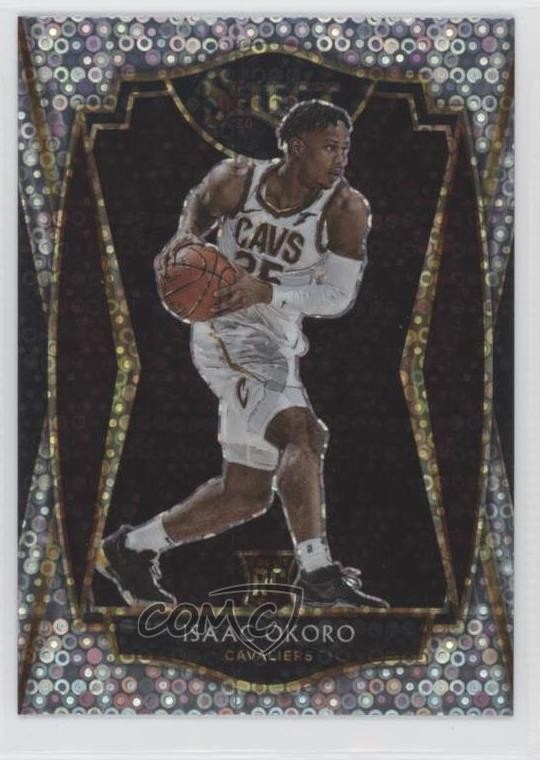 2020-21 Panini Select Premier Level Disco Prizm Isaac Okoro #182 7mw
