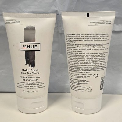 dpHUE Color Fresh Blow Dry Creme Heat Protection 5 fl oz 148 mL Styling Cream