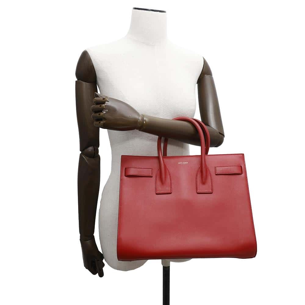 SAINT LAURENT PARIS Sac de Jules 2WAYBbag pelle rosso 355153