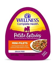 Wellness Petite Entrées Mini-Filets Chicken Beef Veggies in Gravy 3oz 24-Pack 15.55 per gallon