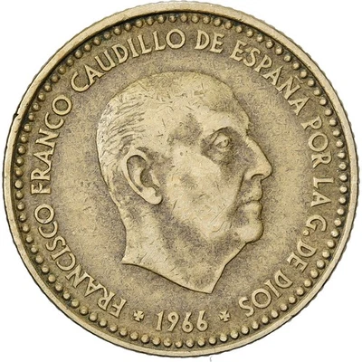 Espagne, Francisco Franco, caudillo, Peseta, 1967, Bronze-Aluminium, TB, KM:796 - Photo 1/2