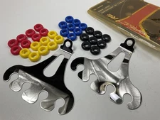 Spectre 45383 Chrome Spark Plug Wire Loom Separator Holder, Short, 4 Wire