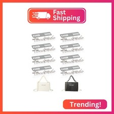 TXIN 8 Pieces Handmade Metal Letter Tags Label with Shim Zinc Alloy Hand Made Pu