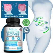 Digestive Enzymes - Boosts Immune System,Improves Stomach & Digestive Disorders