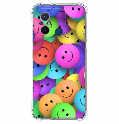 Funda Silikon Antigolpes Für Xiaomi Redmi 12C TPU Flexible Smile Zeichnung