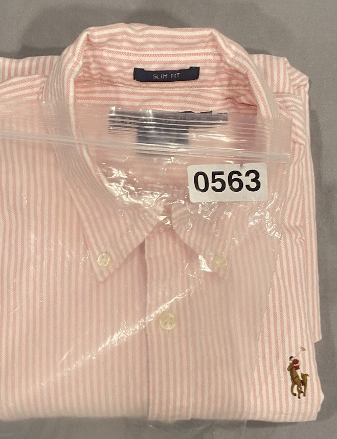Ralph Lauren Womens Shirt 6 Pink Pinstripe Oxford Slim Fit Preppy Old Money City thumbnail 13