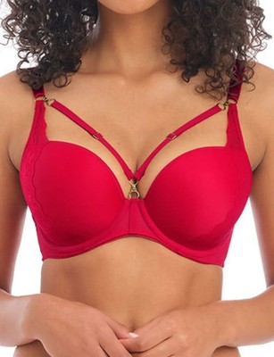 BH Freya Temptress T-Shirt-BH mit Bügel geformt Plunge 400131 Kirsche
