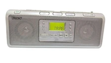 SONY CFD-W78 Double CD Cassette Radio Recorder FM AM Battery OK