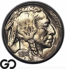 1936-S Buffalo Nickel, Flashy Solid Gem BU
