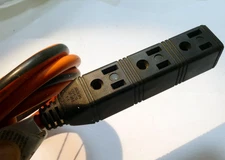 6 ft. Orange 14 gauge Extension Cord 15Amp 125V - 3 outlet