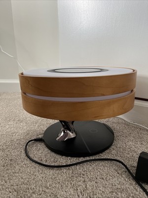 Circle of Light 4-in-1 Bedside Table Dimming Lamp with Speaker | Charger | Clock