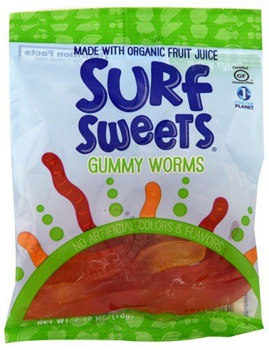 Surf Sweets Gummy Worms пакетик 2,75 унции