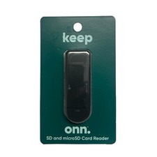 onn SD and microSD card reader
