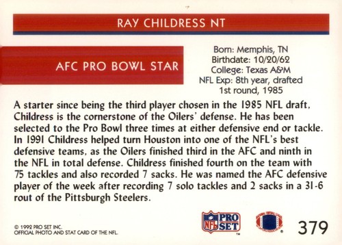 S5R7: 1992 Pro Set Football (#251-400) + SC1-SC4- Complete Your Set - Picture 260 of 310