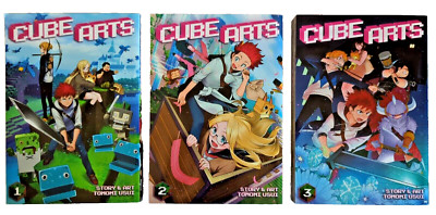Cube Arts Vol 1-3 Manga Lot/Complete Set, 2020, Tomomi Usui, Seven Seas