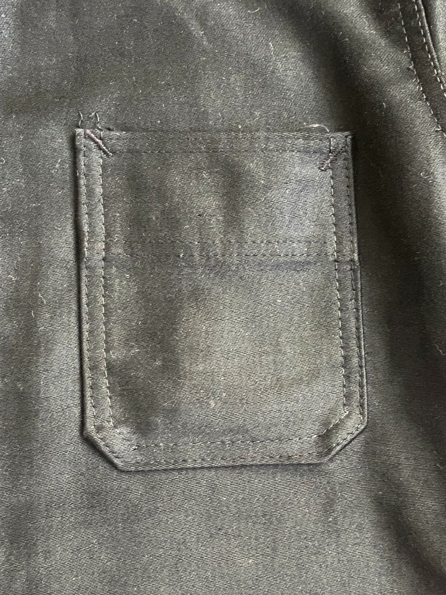Vintage Black Moleskin Mont Kemmel Work Jacket 1960s Mint Moleskine